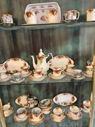 Juego de té y café inglés Royal Albert