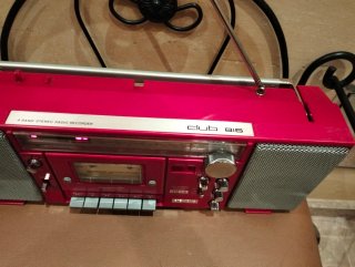 Radio Cassette Siemens Club 816 Roja
