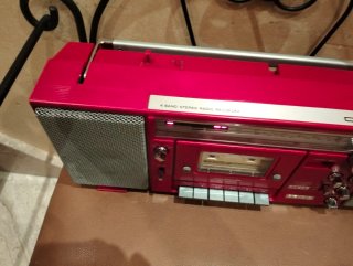 Radio Cassette Siemens Club 816 Roja