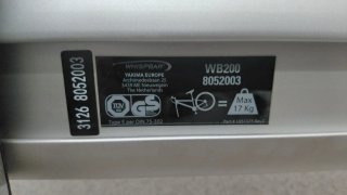 Portabicicletas de techo Whispbar WB200 Yakima