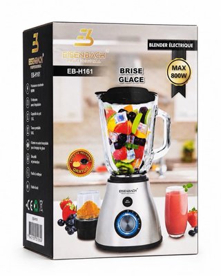 Licuadora 800W Vaso Vidrio