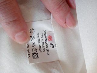 Blusa Beige y Blanca