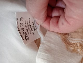 Blusa Beige y Blanca