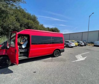 furgo camper Ford Transit lista para viajar