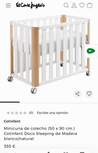 Minicuna Cotinfant Doco Slepping