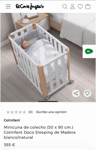 Minicuna Cotinfant Doco Slepping