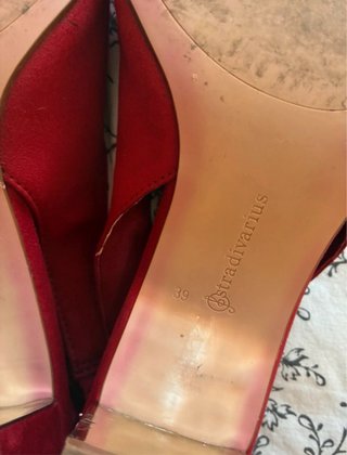 Zapatos rojos Stradivarius slingback