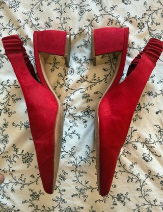 Zapatos rojos Stradivarius slingback