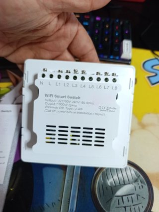 Interruptor Táctil Blanco 8 Botones Wifi
