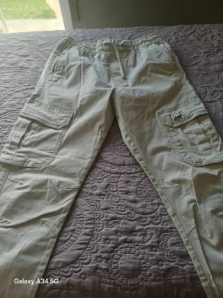 Pantaloncini cargo beige per bambini Taglia XS