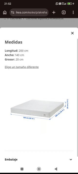 Colchón Ikea