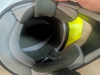 Casco Shiro Cross Niño Amarillo
