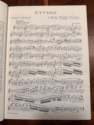 Kreutzer - 42 Estudios para Violín