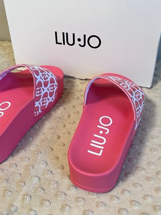 Ciabatte Liu Jo Rosa e Bianche Tg 36