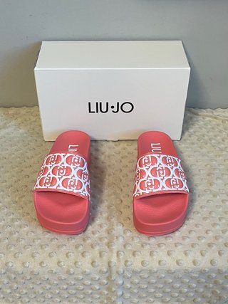 Ciabatte Liu Jo Rosa e Bianche Tg 36
