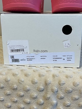 Ciabatte Liu Jo Rosa e Bianche Tg 36