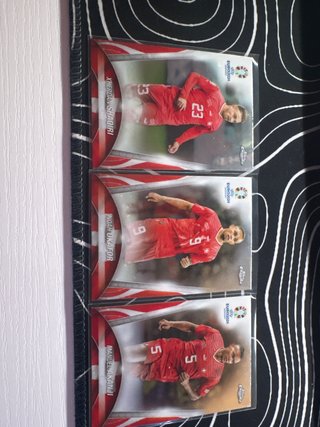 Lote 3 Cromos Topps Chrome Euro 2024 Suiza