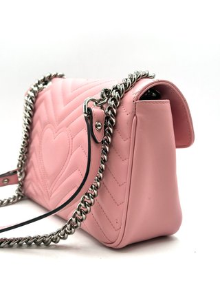 Bolso Gucci GG Marmont Rosa Piel