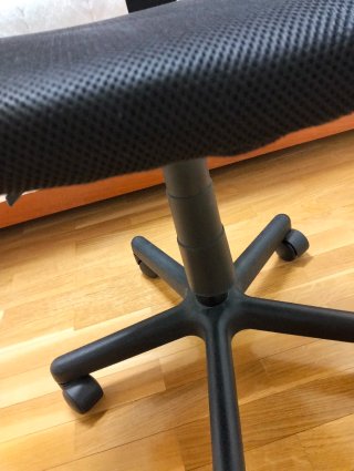 Silla de estudio/despacho negra y roja