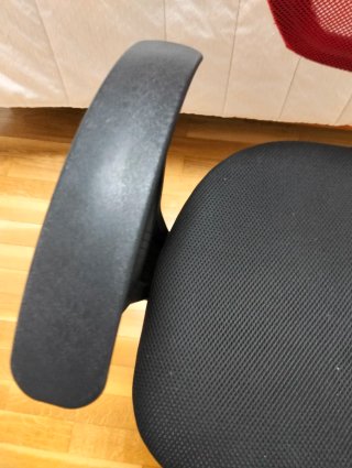 Silla de estudio/despacho negra y roja