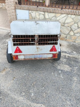 Remolque de transporte de animales.