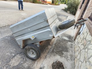 Remolque de transporte de animales.