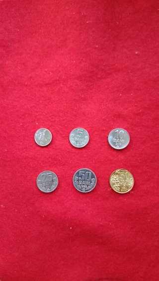 Lote 6 monedas Moldavia