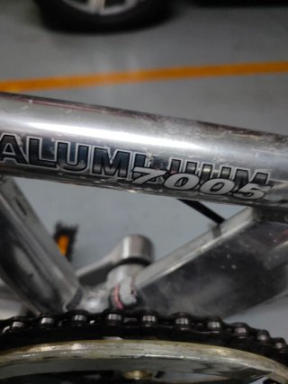 bicicleta Plegable Monty Aluminio 7005 casi nueva