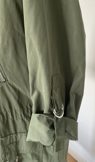 Trench verde militar Talla XS
