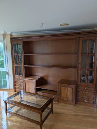 Regalo mueble Armario Madera y Cristal