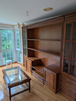Regalo mueble Armario Madera y Cristal