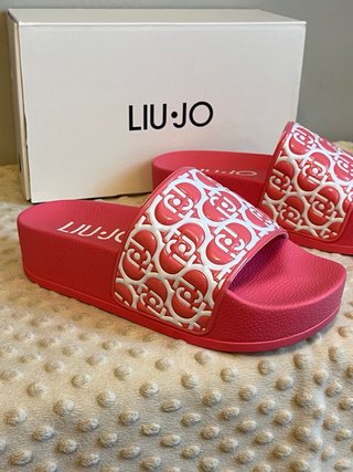 Ciabatte Liu Jo Rosa e Bianche Tg 39
