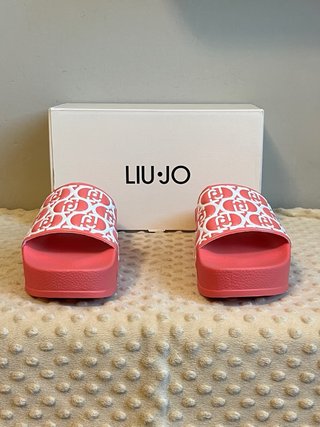 Ciabatte Liu Jo Rosa e Bianche Tg 39