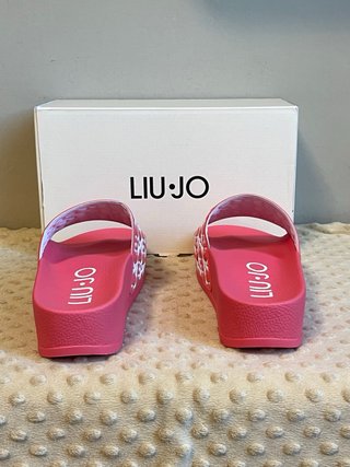 Ciabatte Liu Jo Rosa e Bianche Tg 39