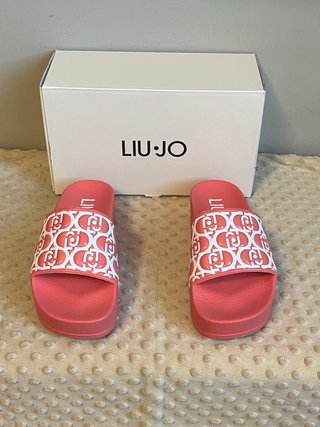 Ciabatte Liu Jo Rosa e Bianche Tg 39
