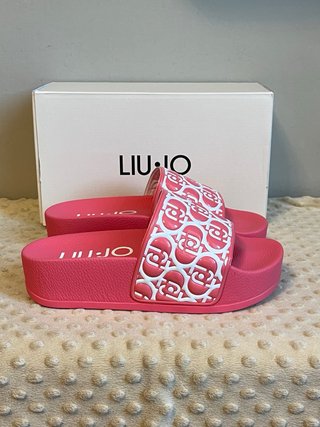 Ciabatte Liu Jo Rosa e Bianche Tg 39