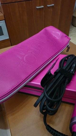 Cepillo Alisador GHD Glide Rosa y Negro