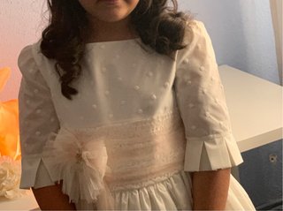PRECIOSO VESTIDO COMUNIÓN COMO NUEVO