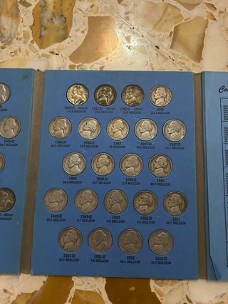 Album Jefferson Nickel 1938-1961 N.1