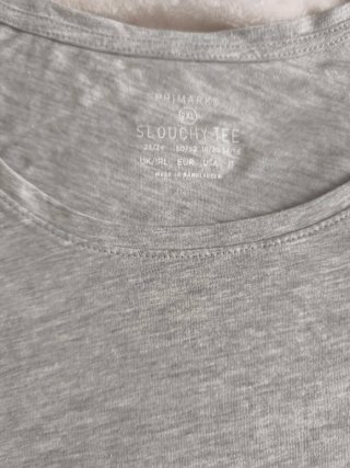 Camiseta gris mujer Talla XXL