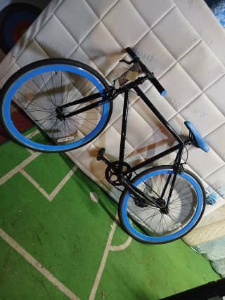 Bicicleta Fixie Azul Negra.sin estrenar