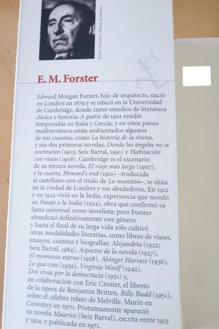 EL LIBRO DEL PRINCIPE E.M. FORSTER