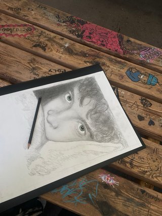 Retratos personalizados, din A3, grafito