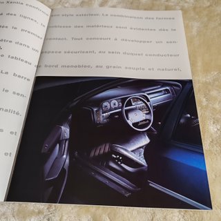 Catálogo Citroën Xantia 1993 Original