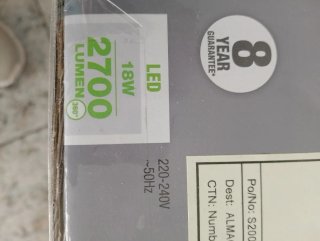 Ventilador de techo Inspire 91 cm Blanco, nuevo.
