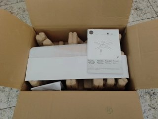 Ventilador de techo Inspire 91 cm Blanco, nuevo.