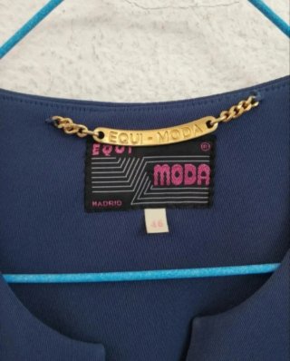 Conjunto Vestido y Chaqueta Azul