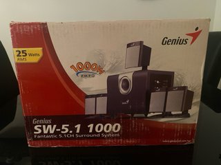 Sistema Altavoces 5.1 de 25W - Genius SW 5.1 1000