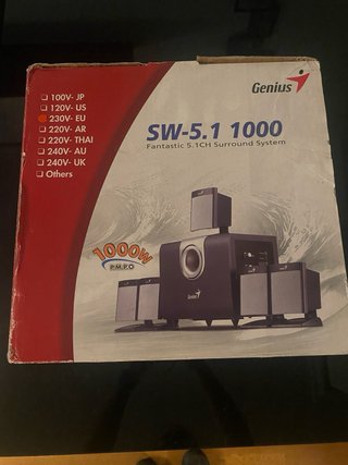 Sistema Altavoces 5.1 de 25W - Genius SW 5.1 1000