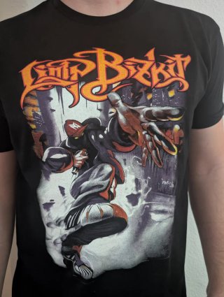 CAMISETA NEGRA - LIMP BIZKIT - TALLA XL y más...